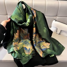 Women's Soft Polyester Spring Scarf Lightweight Beach Shawl Wrap 75inch