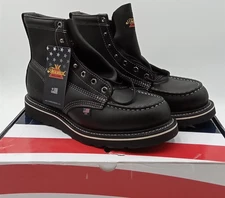 Thorogood 814-6206 Sz 10D Soft Toe Midnight Series Black