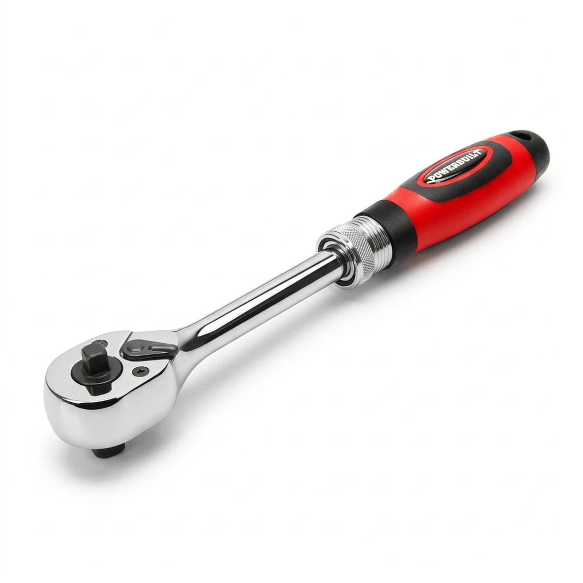 Juego De Trinquete De Cabeza Flexible 4 Piezas Powerbuilt Pro Tech 72 Dientes – Largo Alcance