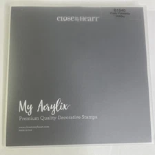 Close to My Heart Stamps My Acrylix  Pretty Poinsettia B1540