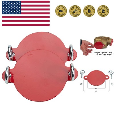FDC Connection - Fire Department Connection Caps - Red Fire Sprinkler Covers ...