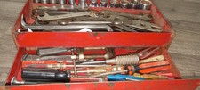 Vintage Tools With Matco Miniature Tool Box Mixed Tool Box Clean Out Lot