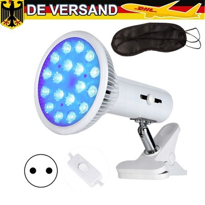 Tragbar Blaulicht Lampe 462nm Therapiegerät für die oberflächliche Hautpflege DE