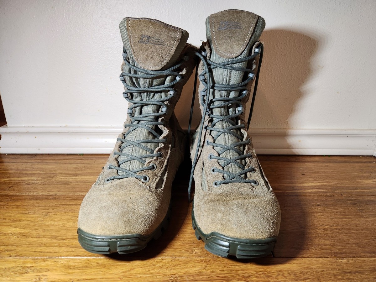 Belleville 633 Sabre Combat Boots Mens 9W Green Made In USA Vibram Military Combat Boots Belleville 600 Men main image 4