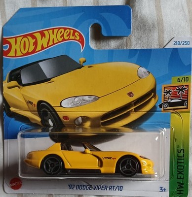 Hot Wheels - Exotics - 1992 Dodge Viper RT/10 - Short Card - NEU