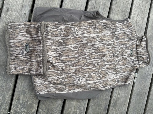 Drake Mossy Oak Bottomland Vest & Neck Gaiter Turkey - Picture 2 of 2