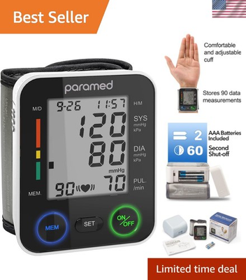 #ad #ad Automatic Wrist Blood Pressure Monitor: Blood Pressure Kit of Bp Cuff 2AAA ... $59.99