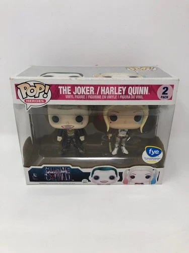 The Joker & Harley Quinn Metallic DAMAGED BOX SEE PICS