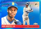 2025 Topps Chrome Platinum Ken Griffey Jr #405 Blue Prism Refractor Mariners