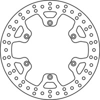 TRW Bremsscheibe (FüR: Yamaha YZ 125 4DB 92 Vorne )