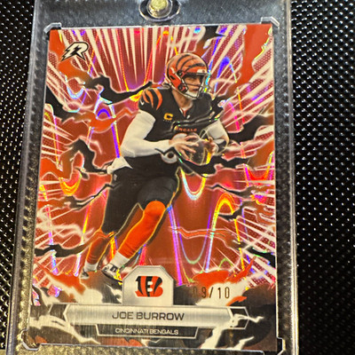 Joe Burrow 2024 Topps resurgence Cincinnati Bengals Numbered /10 Jersey match 