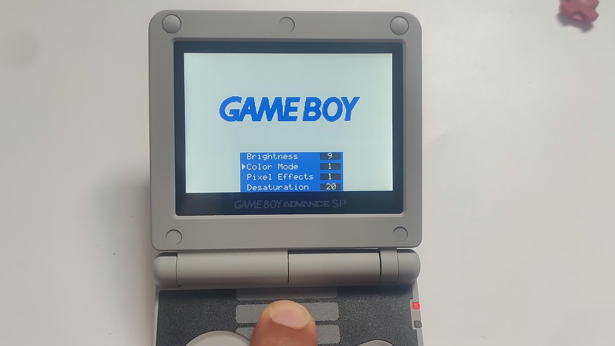 Nintendo Game Boy Advance SP Nes Edition – IPS V5 OSD Backlit