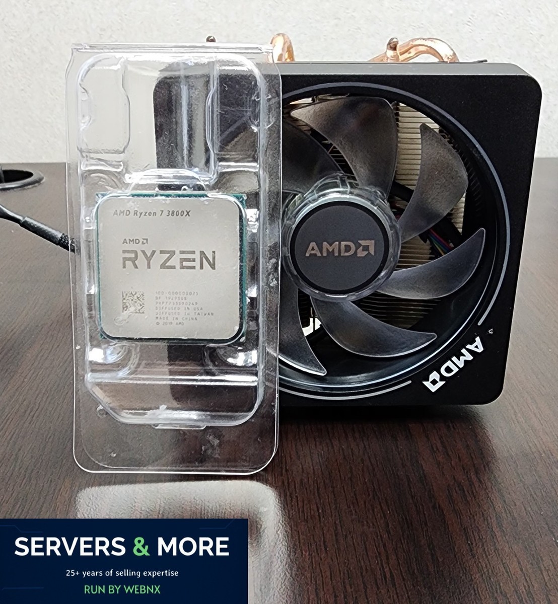 AMD Ryzen 7 3800X CPU + Wraith Prism RGB Fan | 8-Core 16