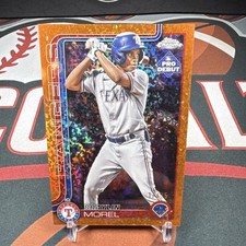 2025 Topps Pro Debut Chrome Orange Braylin Morel ACL Rangers /25 PDC-132
