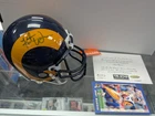 TRI Star Authentic Signed Kurt Warner Auto St Louis Rams Mini Football Helmet