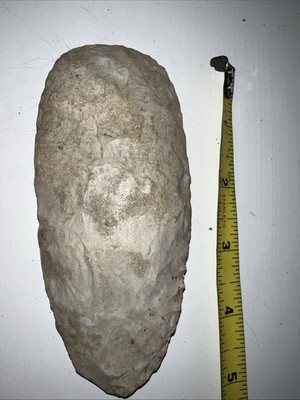Large Hornstone Flint  Cache blade, Madison County, Illinois .