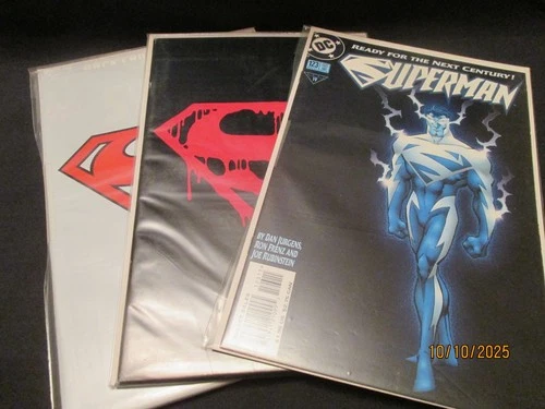 Superman (DC Comics 1992-97) 3x Vintage Key & Factory Sealed Issues Mixed Lot