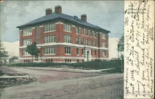 Danbury,CT Nomal School 1907 Hopewell Junction,NY Fairfield County 1c stamp