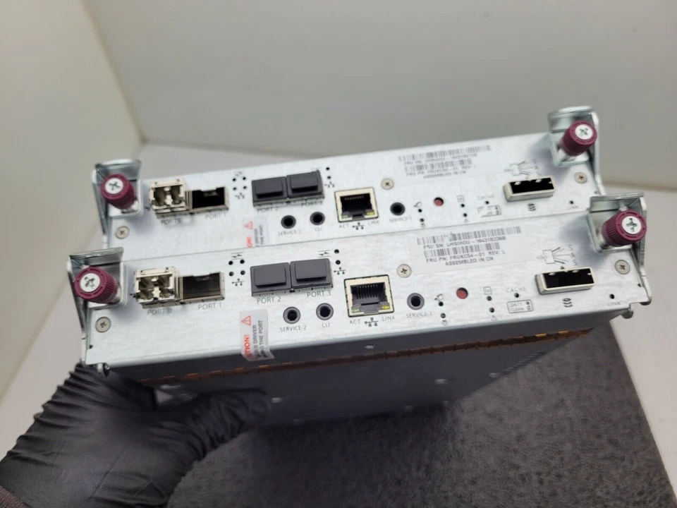 Pair HP storage controller 81-00000078-00-02 MSA 2040 SAN 48x4 4xCNC RIOM-LX 4GB - Image 2 of 4