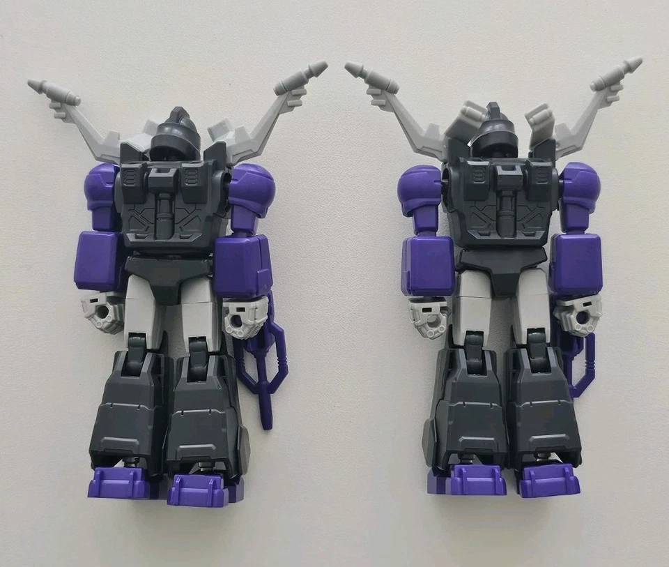 Lot of 4 Transformers Blokees Galaxy Insecticons Shrapnel Kickback figs 4" tall - Image 3 of 4
