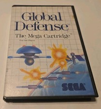 SEGA Global Defense Sega Master System Shooter Game Manual Included CIB