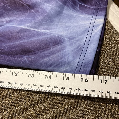 Women’s Reebok Slim Capri Leggings Size 18/20 Purple/Yellow 0100 - Picture 5 of 7