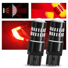 AUXITO 7443 7440 Red LED Brake Tail Stop Light Bulbs Error Free For Honda Toyota