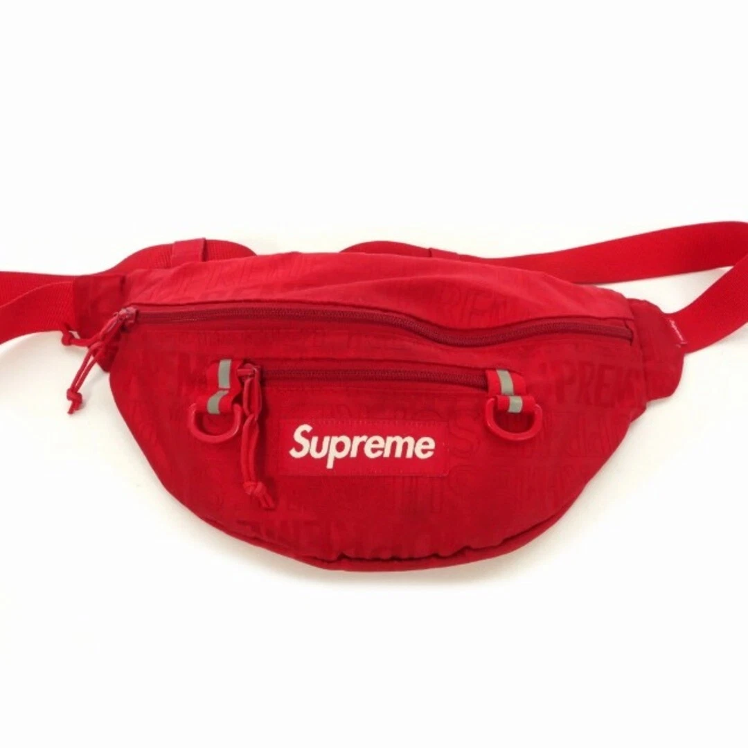 Supreme 19SS sac taille bandoulière corps boîte logo rouge occasion 5e35c47fe8d2ea99c946fda68