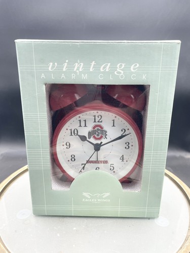 Ohio State Buckeyes Vintage Alarm Clock by Eagles Wings-NIB - Picture 2 of 3