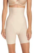 Yummie L1166 Beige Hidden Curves High Waist Thigh Shaper Bottom Women's Size L
