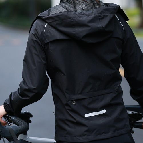 WOSAWE Outdoor Riding Raincoat Women MTB Road Bike Waterproof Lightweight Jacket - Picture 8 of 16
