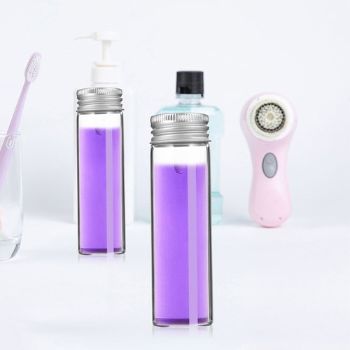 10 Pcs Glass Bottle with Aluminum Cap Clear Bottles Empty for - Bild 11 von 12
