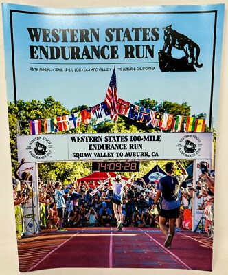 2021 Western States 100 Mile Endurance Run Race Program Magazine