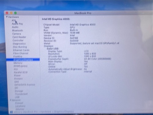 Apple MacBook Pro 13" 2.5GHz Dual Core i5 4GB DDR3 500GB SATA Catalina - Picture 9 of 12