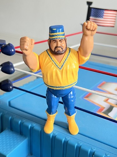 *Super Stiff* AKEEM WWF Wrestling Figure Hasbro 19...