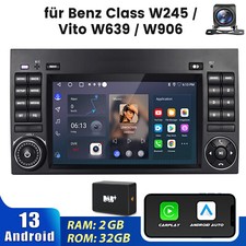7" Autoradio Für VW Crafter Benz W169 W245 W639 Vito W906 Carplay SWC BT DAB KAM