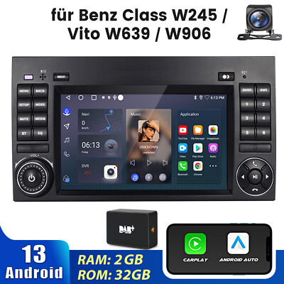 7'' Autoradio Für VW Crafter Benz W169 W245 W639 Vito W906 Carplay SWC BT DAB KAM