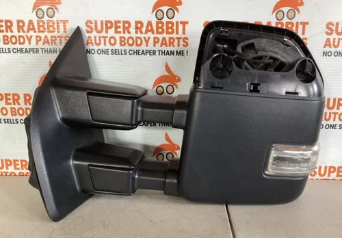 2017 2022 Ford F250/F350 Driver Tow Mirror w/BlindSpot FOR PARTS‼️LC3B-17683-AH