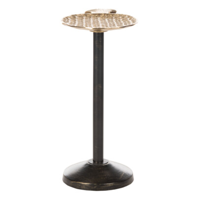 SAFAVIEH Luana Pineapple Top Accent Table | Gold / Antique Gold |
