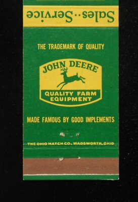 1950s John Deere Farm Equipment Botkins Hardware Phone 18 Botkins OH Shelby Co