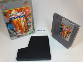 CALIFORNIA GAMES Nintendo Nes 8 Bit Pal A Mattel Gbr - Originale