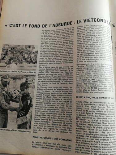 N2109 Magazine Paris Match No 859 25 Seven 1965 Our Indochina Jonville