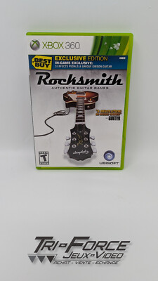 Rocksmith Best Buy Edition CIB Complete Xbox 360, Tested ! Free Shipping