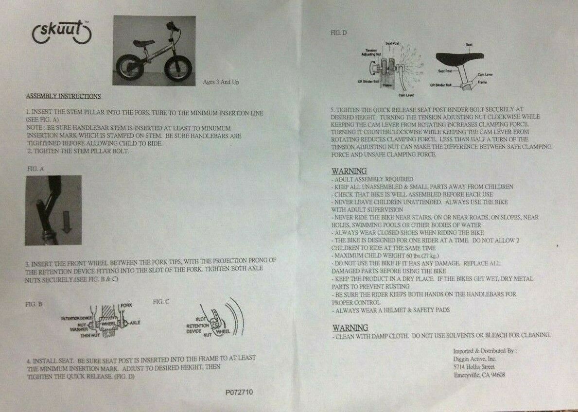 Skuut Replacement Parts