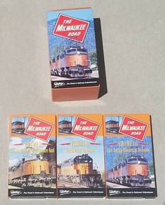 Pentrex vhs Milwaukee Road MILW 3 volumes set 