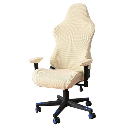 Funda de asiento para sillón de computadora Cubierta de silla para juegos de oficina Sillas de computadora Funda antideslizante - Imagen 12 de 47