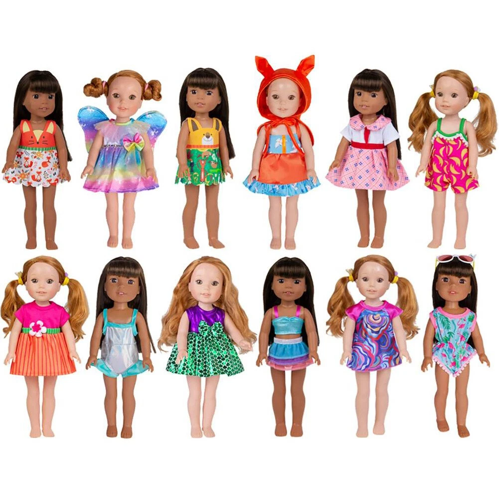 VETEMENTS 12 pezzi vestiti bambola bambina bambola principessa vestito fatto a mano accessori bambola viva