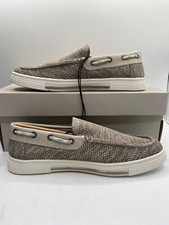Kenneth Cole Reaction Men's Greige Trace Knit Slip On Shoes Size 7.5M NIB