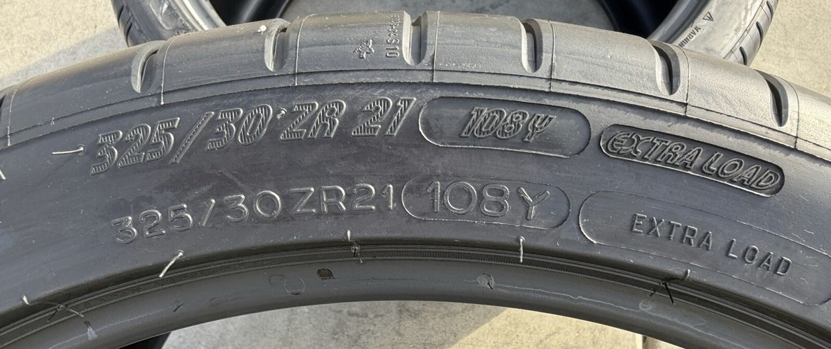 TWO BRAND NEW 325/30ZR21 108Y Michelin Pilot Super Sport BMW X5M