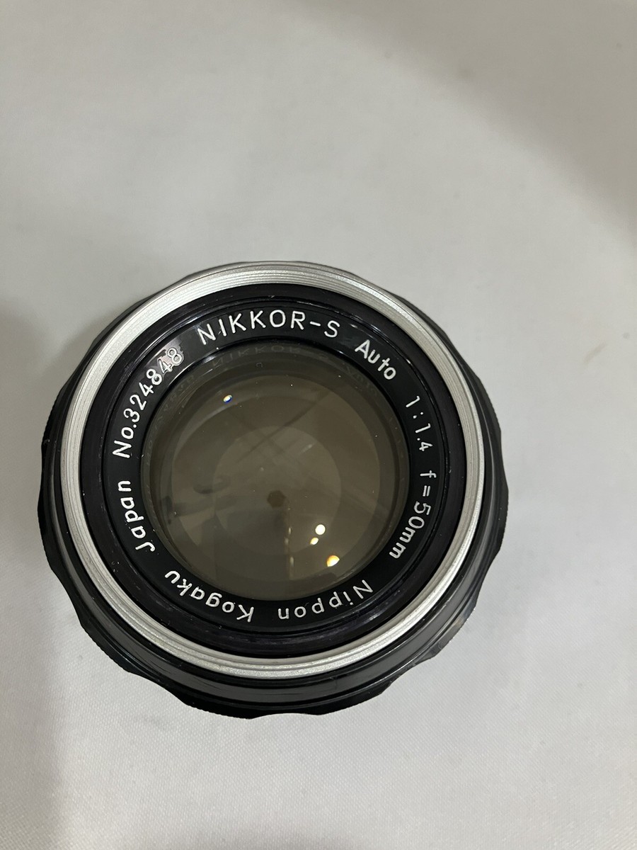 超初期型 Nikkor-S Auto 50mm F1.4 PAT.PEND Nikon Nippon Kogaku Nikkor-S Auto 50mm f1.4 pat.pend MF